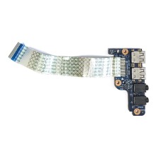 *Б/У* Плата расширения 2x USB + 2x Audio для ноутбука DNS QAT11, 0161263 (LS-8561P) [BUR0100-3], с разбора