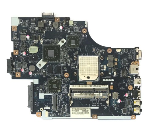 Материнская плата для ноутбука Acer Aspire 5552, 5552G (MB.R4302.001), с разбора, неисправная