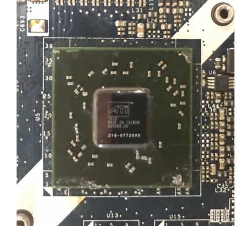 Материнская плата для ноутбука Acer Aspire 5552, 5552G (MB.R4302.001), с разбора, неисправная