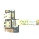 Плата с USB разъемами для ноутбука Acer Aspire 5551, 5551G (LS-5891P), с разбора