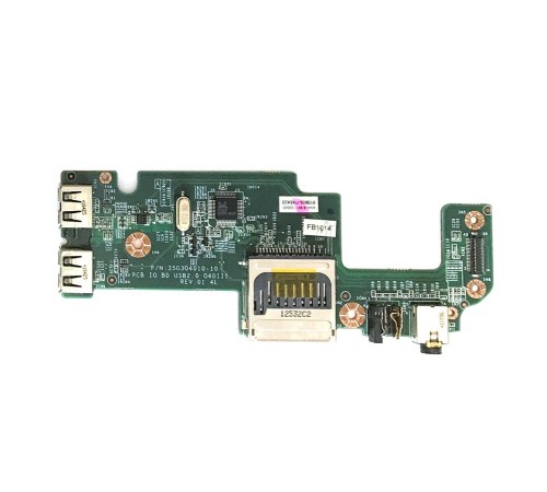 *Б/У* Плата 2x USB + 2x Audio + CR для ноутбука DNS 0135730 (35G304010-10), с разбора