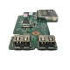*Б/У* Плата 2x USB + 2x Audio + CR для ноутбука DNS 0135730 (35G304010-10), с разбора