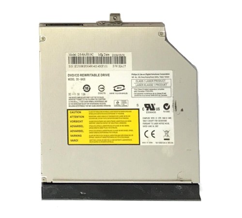 *Б/У* Привод DVD/RW + крышка привода для ноутбука DNS MB50II1, 0139774, MB50IA1 (DS-8A3S), с разбора