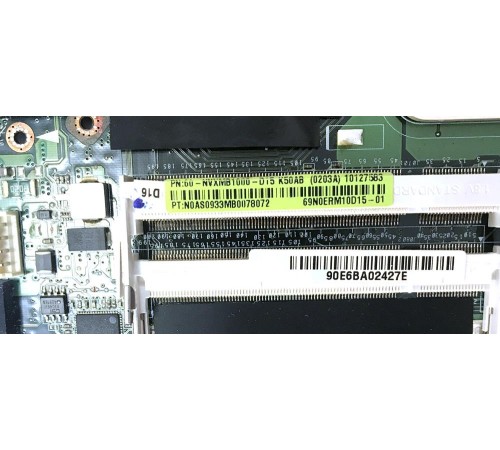 *Б/У* Материнская плата для ноутбука Asus K50, K50AB (60-NVXMB1000-D15), с разбора, неисправная