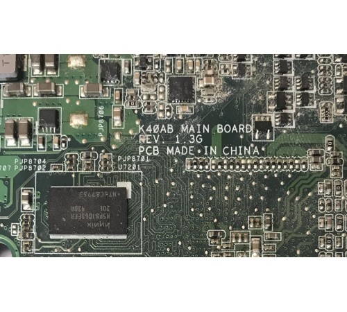 *Б/У* Материнская плата для ноутбука Asus K50, K50AB (60-NVXMB1000-D15), с разбора, неисправная