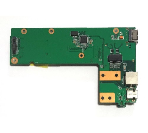 Плата расширения №1 CR + USB + DC jack для ноутбука Asus K52D (60-NXMDC1000-D02), с разбора