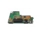 Плата расширения №1 CR + USB + DC jack для ноутбука Asus K52D (60-NXMDC1000-D02), с разбора