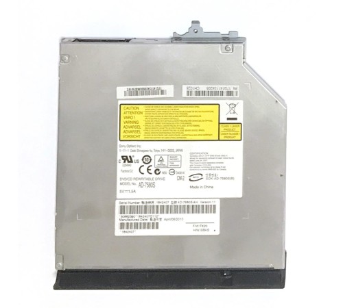 Привод DVD/RW + крышка привода для ноутбука Asus K52D (AD-7580S), с разбора