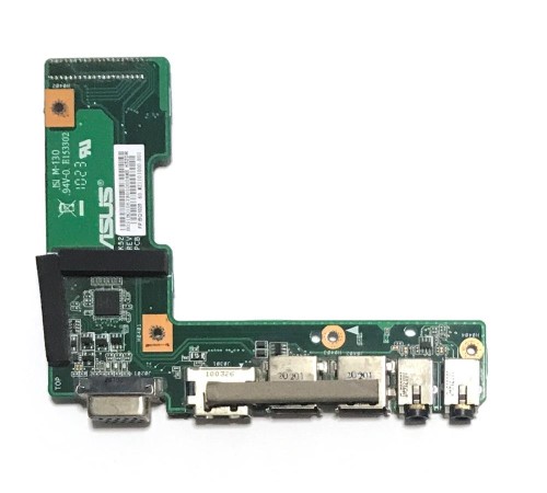 Плата расширения №2 2x USB + 2x Audio + HDMI + VGA для ноутбука Asus K52D (60-NZ1101000-B01), с разбора