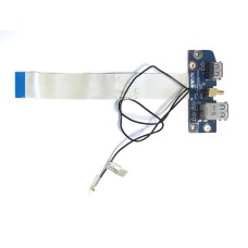 *Б/У* Плата 3x USB и антенна для ноутбука DNS BLB2 0127922, Compal NBLB2 (LS-4774P) [BUR0117-12], с разбора