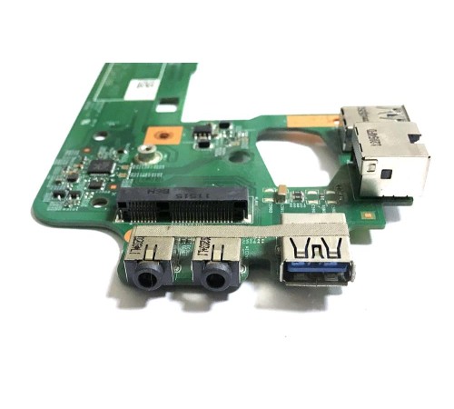 Плата расширения №2 2x USB + 2x Audio + LAN для ноутбука Dell Inspiron N5110 (48.4IE05.021), с разбора