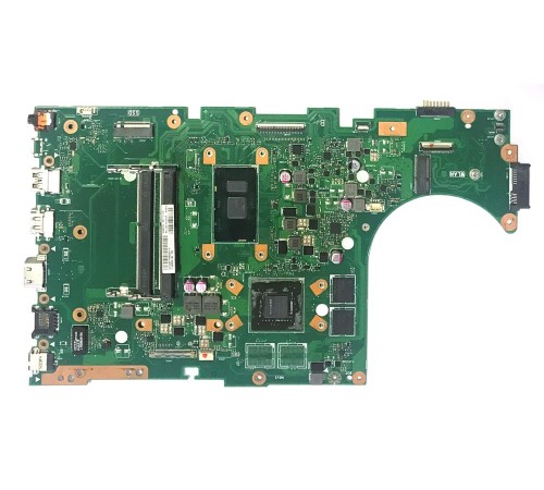 Материнская плата для ноутбука Asus X756UQ, X756UV, X756UX (60NB0C30-MB1110), с разбора, неисправная