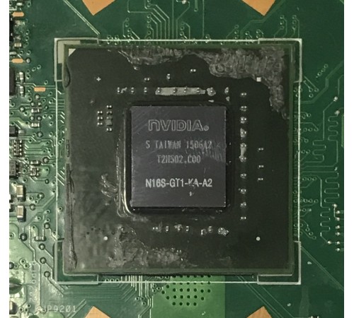 Материнская плата для ноутбука Asus X756UQ, X756UV, X756UX (60NB0C30-MB1110), с разбора, неисправная