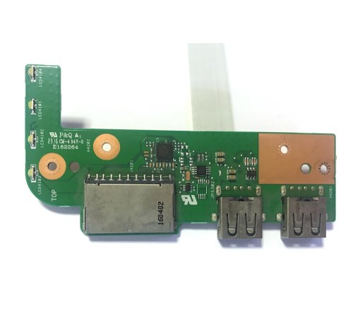 Плата с разъёмом USB и CardReader для ноутбука Asus X756U, X756UQ (60NB0A30-IO2020), с разбора