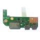 Плата с разъёмом USB и CardReader для ноутбука Asus X756U, X756UQ (60NB0A30-IO2020), с разбора