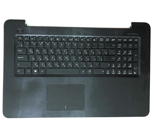 Топкейс и клавиатура (Top case, C cover) для ноутбука Asus X756U, X756UQ (13NB0A01AP0141), с разбора