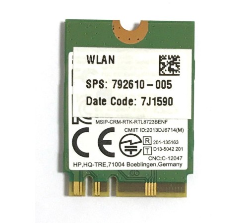 WiFi + BT модуль для ноутбука HP Pavilion 15-ba, 15-ac (792204-001), с разбора