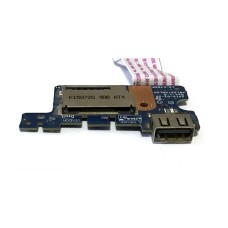 *Б/У* Плата с USB и кардридером для ноутбука HP Pavilion 15-ac, 15-af (LS-C705P) [BUR0124-6], с разбора