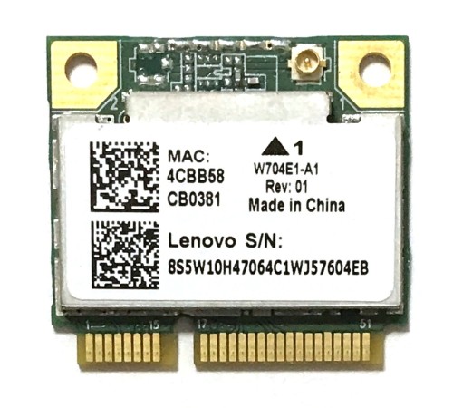 WiFi модуль для ноутбука Lenovo IdeaPad 100-15, 100-15IBY, B50-10 (W704E1-A1 Rev: 01), с разбора