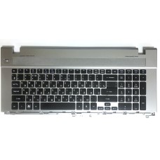 *Б/У* Топкейс (Top case, C cover) + клавиатура для ноутбука Acer Aspire V3-771G (13N0-7NA0301) [BUR0129-17], с разбора