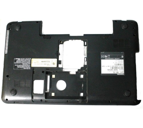Поддон (нижний корпус, D cover) для ноутбука Toshiba Satellite C850, C855, L850, L855 (13N0-ZWA0302), с разбора