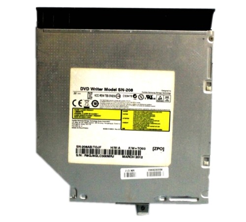 Привод DVD/RW + крышка привода для ноутбука Toshiba Satellite C850, C850D (SN-208), с разбора