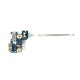 Плата с разъёмом USB для ноутбука Toshiba Satellite C850, C850D, C870, C875 (N0ZWG10B01), с разбора