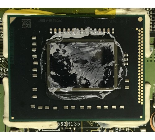 Материнская плата для ноутбука DNS X300V (5000-0002-5105), с разбора, неисправна