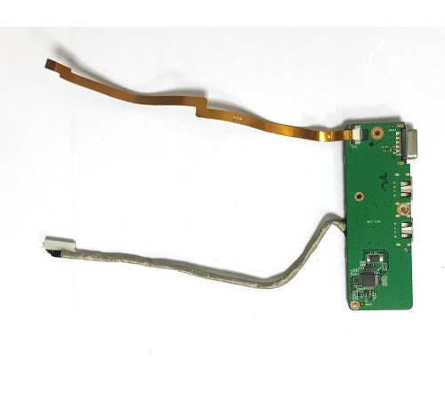 Плата включения с USB, VGA, Cardreader разъемами для ноутбука DNS X300V (X300_USB_PCB), с разбора