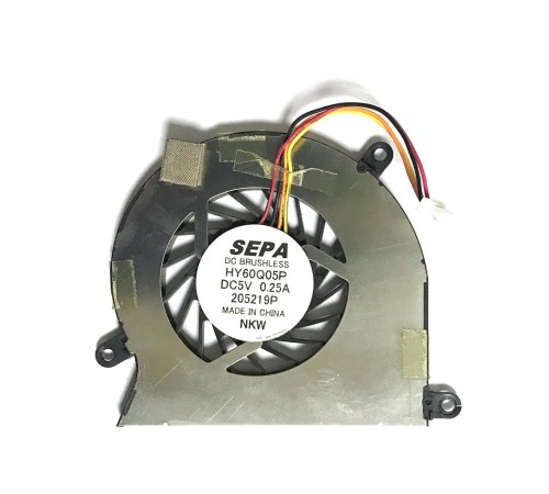 Вентилятор (кулер) для ноутбука DNS X300, X300D, X300V (HY60Q05P), с разбора