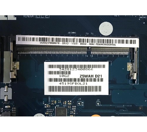 Материнская плата для ноутбука Acer Aspire E5-571, E5-571G, E1-572G (Z5WAH LA-B162P), с разбора, неисправная