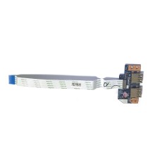 *Б/У* Плата 2x USB для ноутбука Acer Aspire E5-571, E5-571G, E5-521, E5-521G (LS-B162P) [BUR0218-19], с разбора