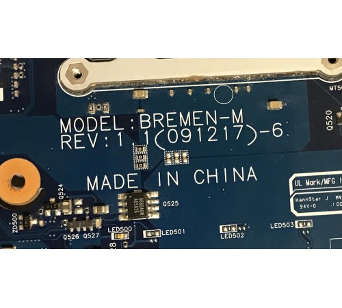 Материнская плата для ноутбука Samsung R780 (BA59-06141A), с разбора, неисправная