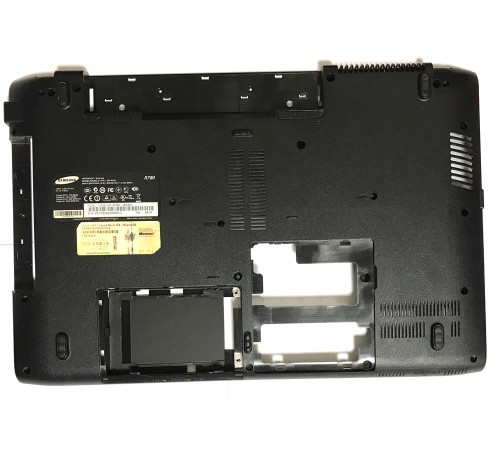 Поддон (нижний корпус, D cover) для ноутбука Samsung R730, R780 (BA81-08566A), с разбора, с разбора