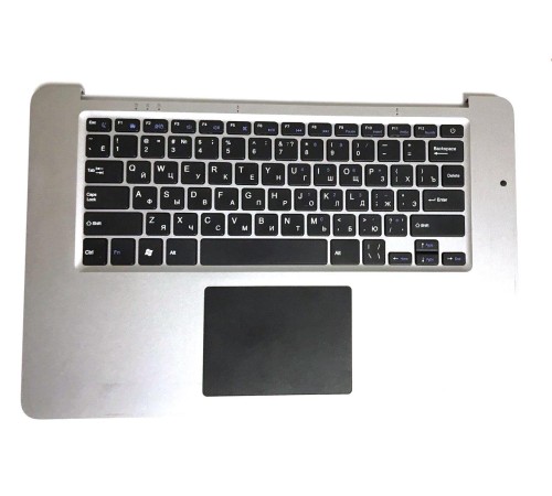 Топкейс (Top case, C cover) + клавиатура для ноутбука Prestigio Smartbook 141A02, с разбора