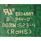Материнская плата для ноутбука Prestigio Smartbook 141A02 (TZX_141BWM_V3), с разбора, неисправная
