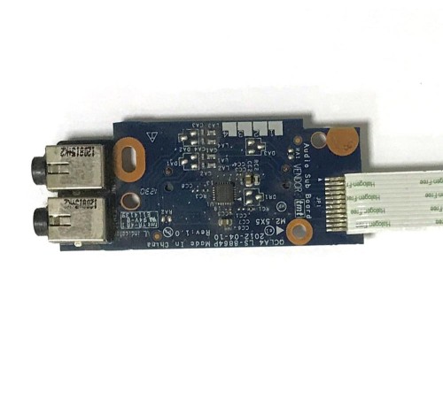 Плата картридера и аудиоразъёмов для ноутбука Samsung NP350V5C, NP355V5C (LS-8864P), с разбора