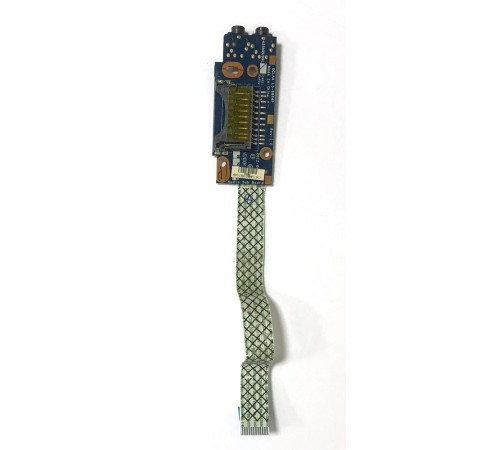 Плата картридера и аудиоразъёмов для ноутбука Samsung NP350V5C, NP355V5C (LS-8864P), с разбора