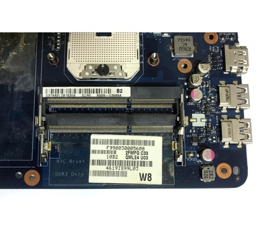Материнская плата для ноутбука Samsung NP355V5C (BA59-03565A), с разбора, неисправная
