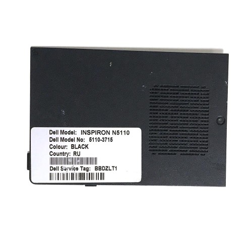 Заглушка (крышка) отсека HDD и ОЗУ для ноутбука Dell Inspiron N5110, M5110 (60.4IE18.001), часть корпуса, с разбора