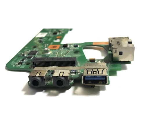 Плата расширения №2 2x USB + 2x Audio + LAN для ноутбука Dell Inspiron N5110 (48.4IE15.031), с разбора