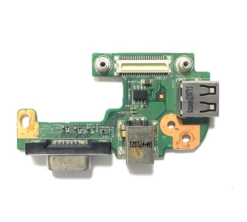 Плата расширения №1 1xUSB + VGA + разъем питания для ноутбука Dell Inspiron N5110 (48.4IF05.021), с разбора
