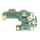 Плата расширения №1 1xUSB + VGA + разъем питания для ноутбука Dell Inspiron N5110 (48.4IF05.021), с разбора