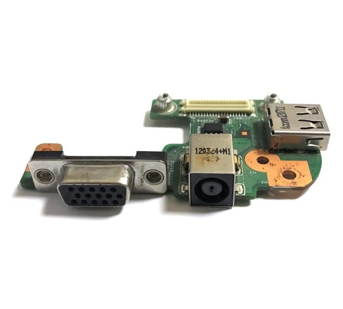 Плата расширения №1 1xUSB + VGA + разъем питания для ноутбука Dell Inspiron N5110 (48.4IF05.021), с разбора