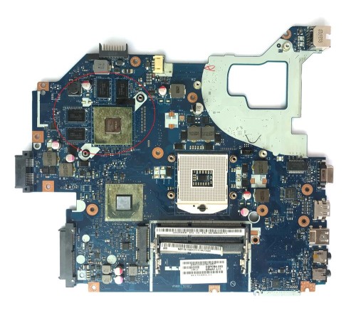 Материнская плата для ноутбука Acer Aspire V3-571, V3-571G (Q5WVH LA-7912P rev. 1.0), с разбора, исправная