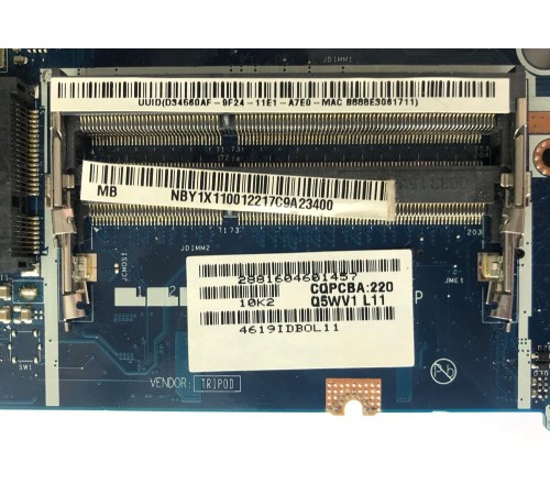 Материнская плата для ноутбука Acer Aspire V3-571, V3-571G (Q5WVH LA-7912P rev. 1.0), с разбора, исправная