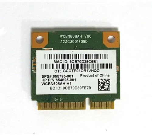 WiFi + Bluetooth модуль для ноутбука HP Pavilion G7-1000, G7-1302ER (655795-001), с разбора