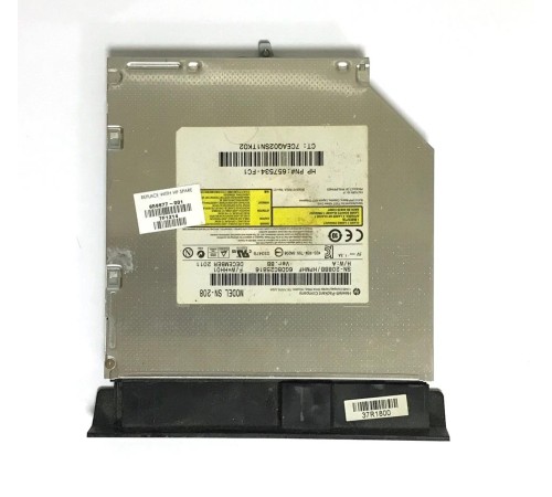 Привод DVD/RW + крышка привода для ноутбука HP Pavilion G7-1000, G7-1302ER (659877-001), с разбора