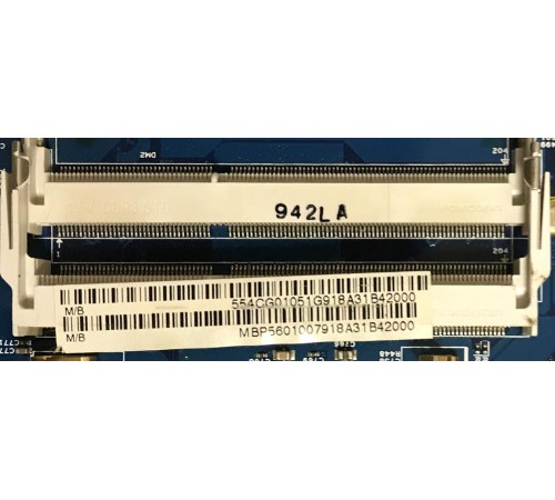 Материнская плата для ноутбука Acer Aspire 5738 (48.4CG01.011), с разбора, исправная