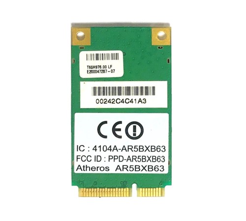 WiFi модуль для ноутбука Acer Aspire 5738 (AR5BXB63), с разбора